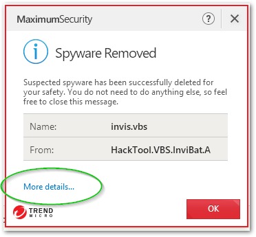 Trend Micro Update Blocked Alert Notification